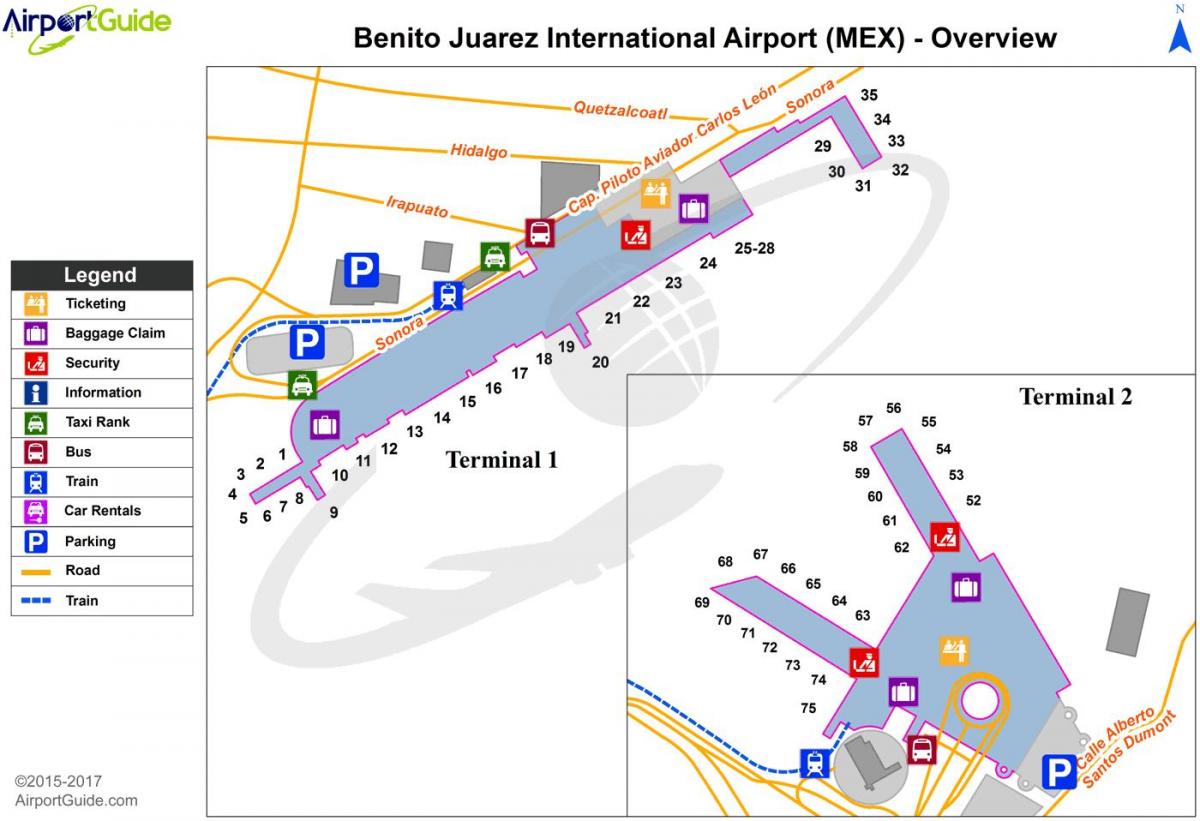 benito хуарез элсүүлдэг олон улсын нисэх онгоцны буудлын зураг