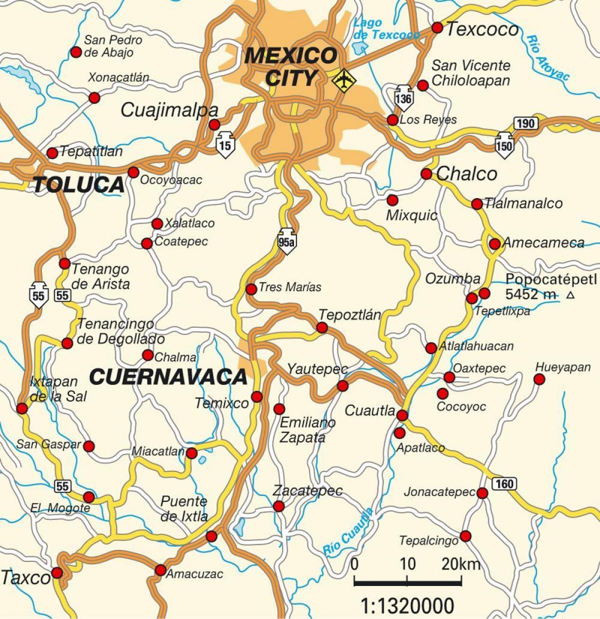 Мексик Хотын df газрын зураг