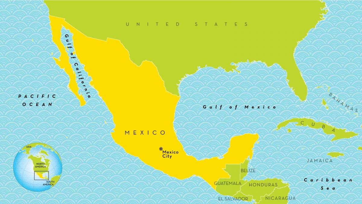 газрын зураг нь Мексик Хот