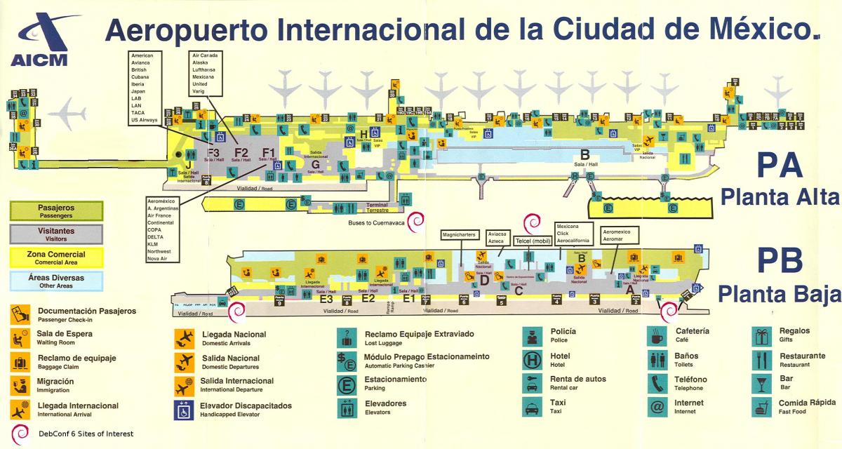 Мехико Хотын олон улсын нисэх онгоцны буудлын зураг