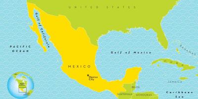 Газрын зураг нь Мексик Хот