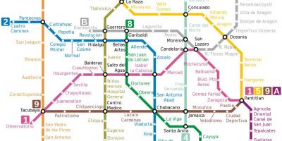 Мексик df метроны газрын зураг