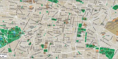 Мексик Хотын гудамжны газрын зураг